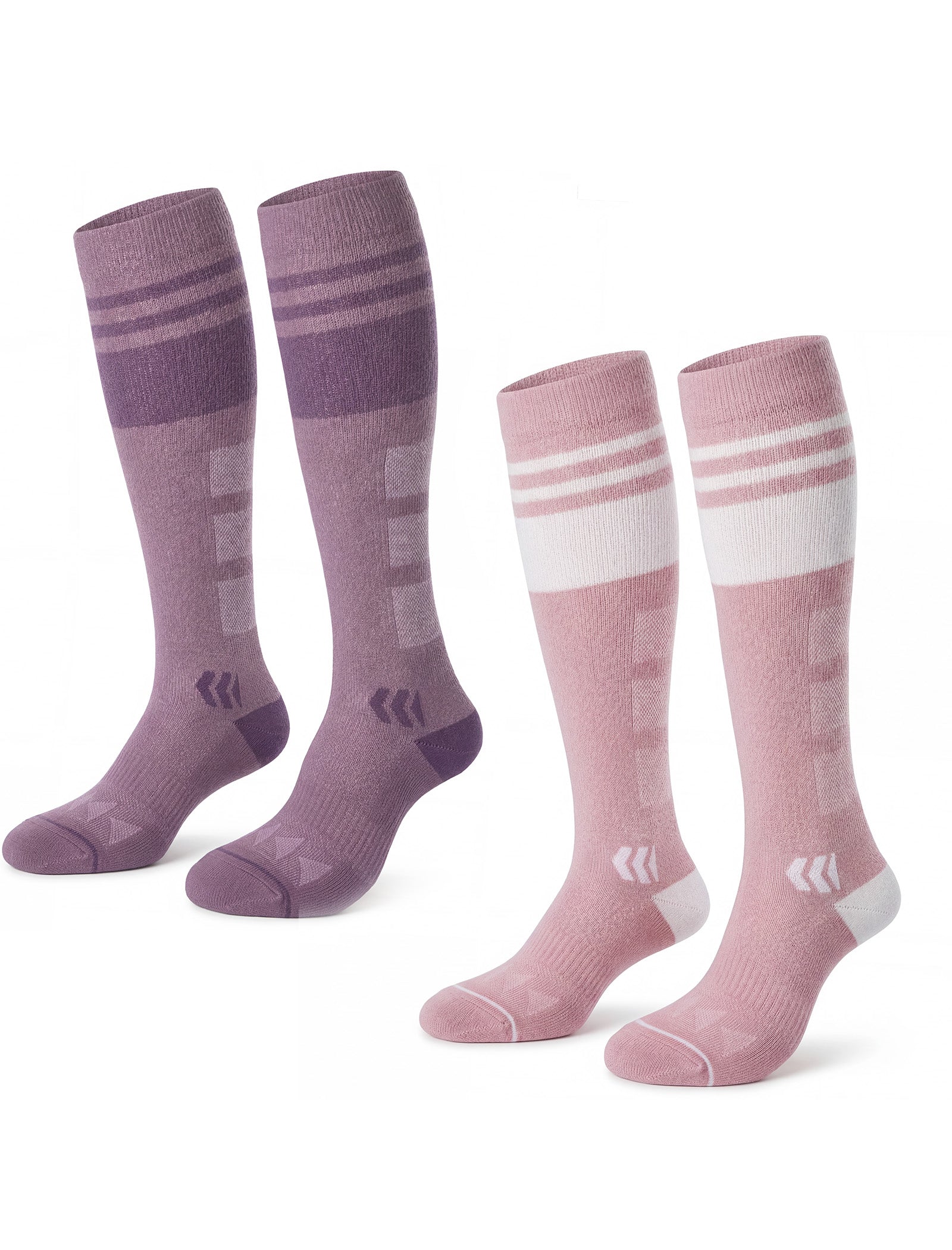 Momcozy Wide Calf Compression Socks 20-30mmHg for Sports 2 Pairs (Care 58)